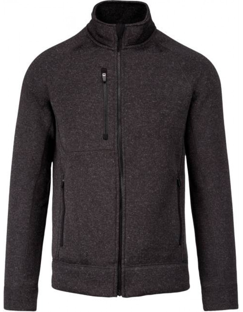 Jachetă tricotată din fleece pentru bărbați